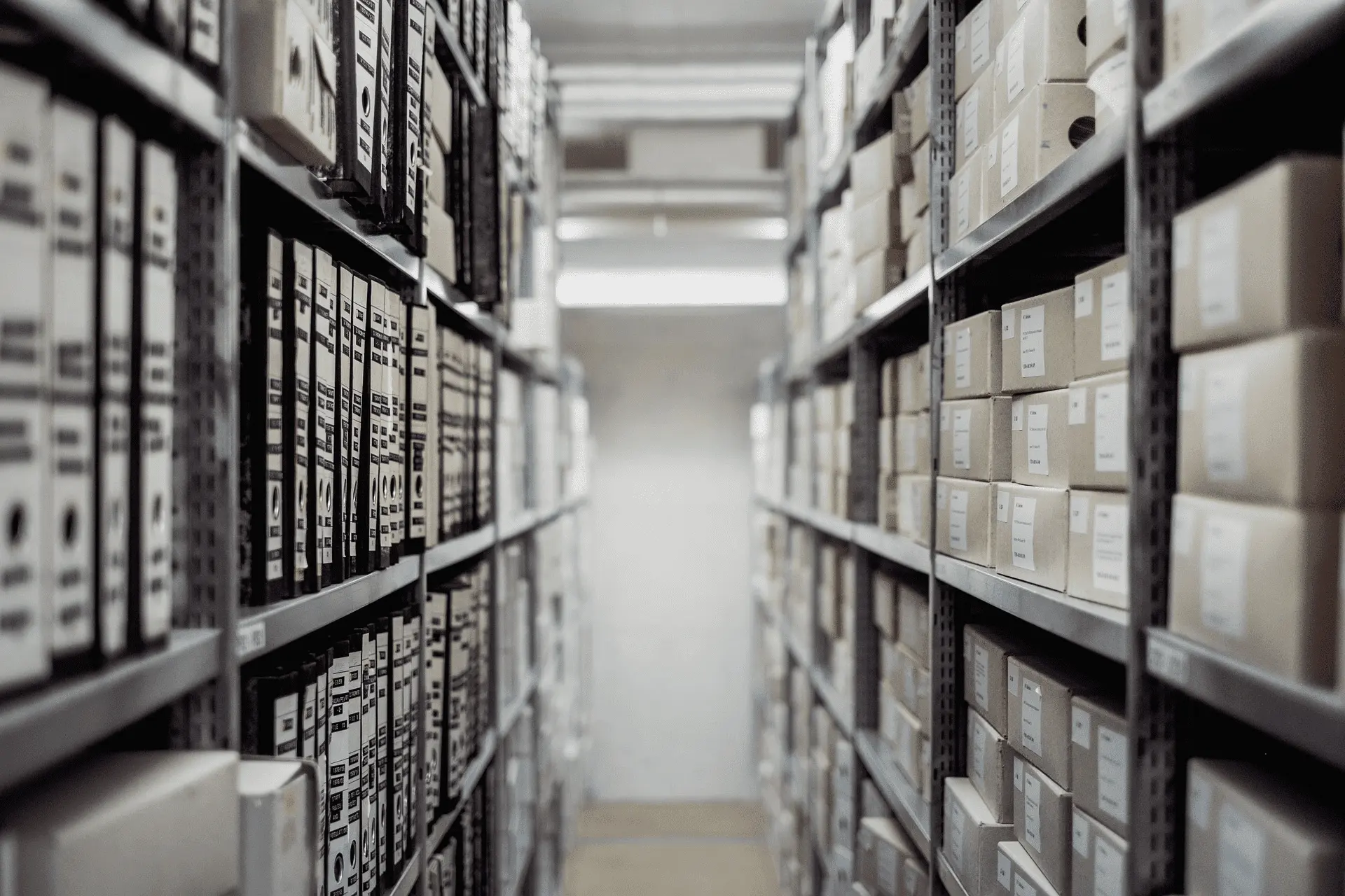 Archive Deposit Steel Shelfs